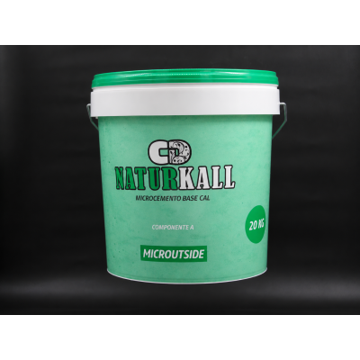 Naturkall Microutside 20kg - Microcemento Base Cal Bicomponente