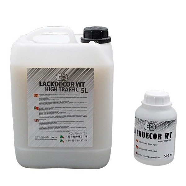 LackDecor WT High Traffic 5L (bicomponente) Acabado MATE